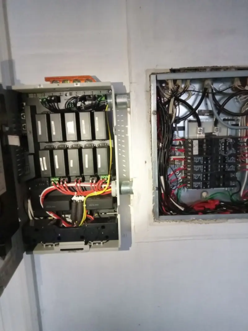 Electrical panel upgrade completed for Commercial Electrician Services in Shelburne